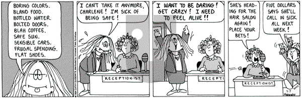 Cathy Classics on Thursday July 7, 1994 Comic Strip