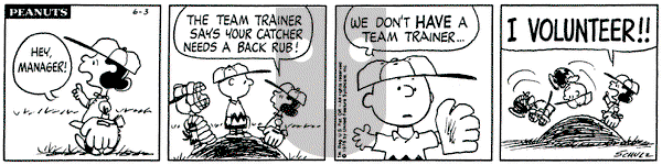 Peanuts on Thursday June 3, 1976 Comic Strip