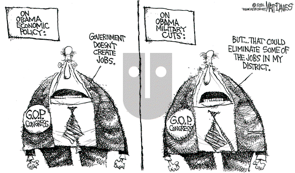 Matt Davies - Monday January 9, 2012 Comic Strip