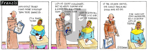 Francis on Monday March 24, 2025 Comic Strip