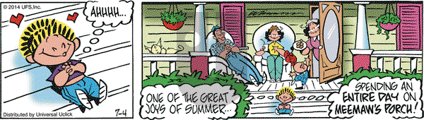 Rose is Rose - Friday July 4, 2014 Comic Strip