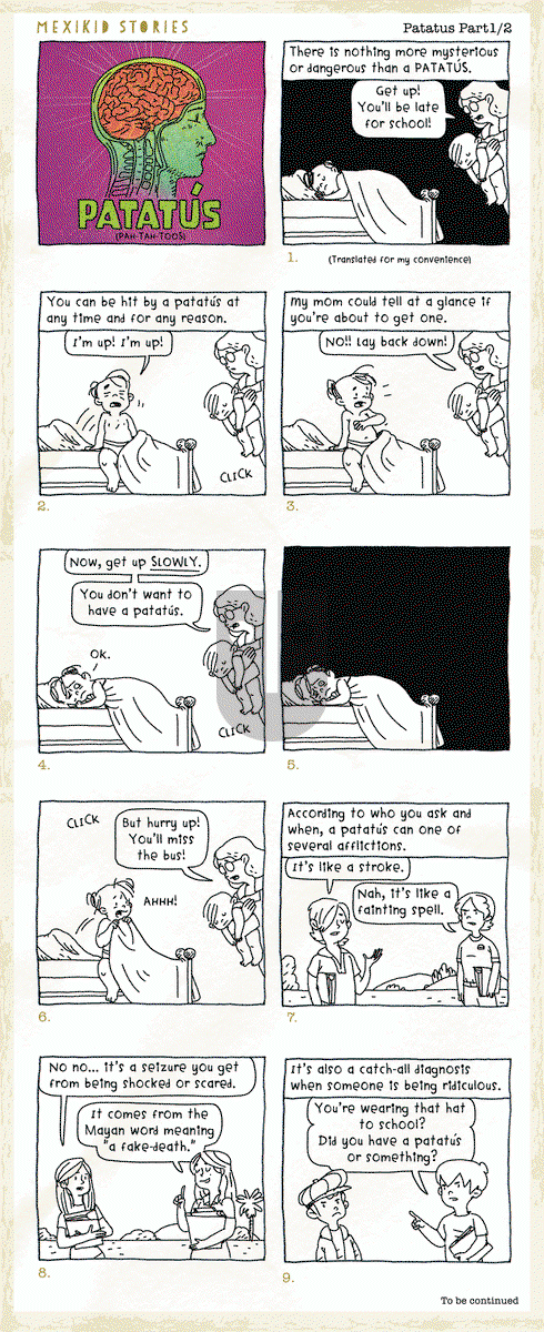 Mexikid Stories - Friday June 25, 2021 Comic Strip