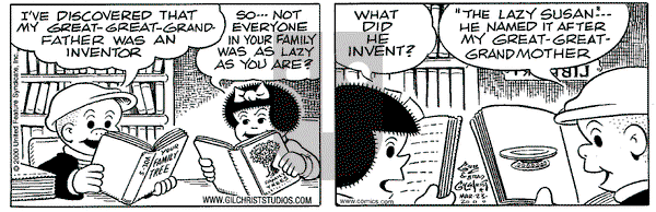 Nancy on Sunday April 23, 2000 Comic Strip