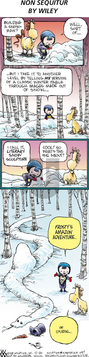 Non Sequitur - Sunday December 30, 2012 Comic Strip