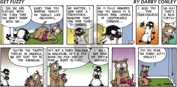 Get Fuzzy on Sunday April 1, 2012 Comic Strip