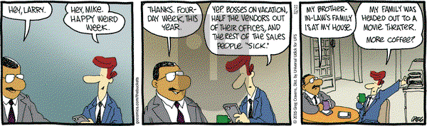 The Buckets on Monday December 28, 2015 Comic Strip