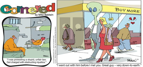 Cornered on Sunday February 19, 2017 Comic Strip