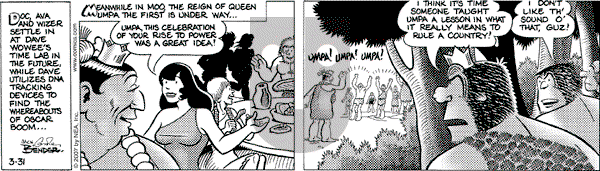 Alley Oop on Saturday March 31, 2007 Comic Strip