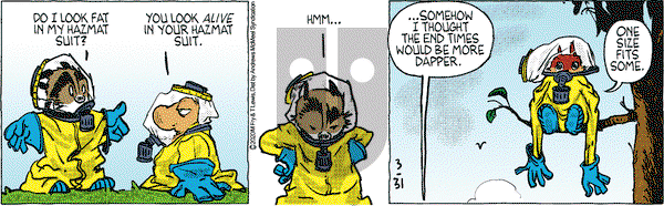 Over the Hedge on Tuesday March 31, 2020 Comic Strip