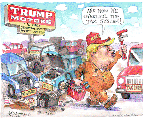 Matt Wuerker on Thursday October 19, 2017 Comic Strip