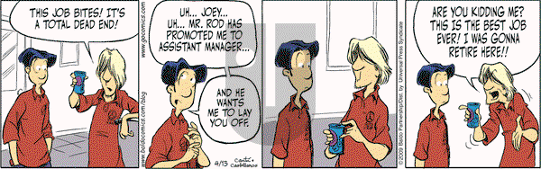 Baldo on Monday April 13, 2009 Comic Strip