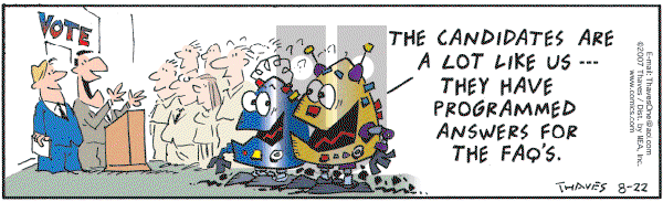 Frank and Ernest - Wednesday August 22, 2007 Comic Strip