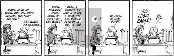 Doonesbury on Wednesday February 20, 1974 Comic Strip