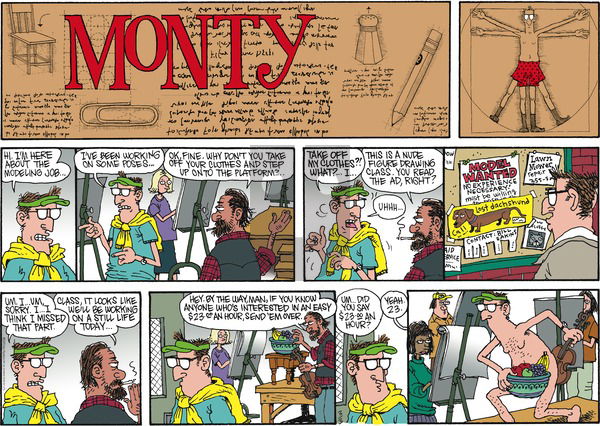 Monty on Sunday March 3, 2013 Comic Strip