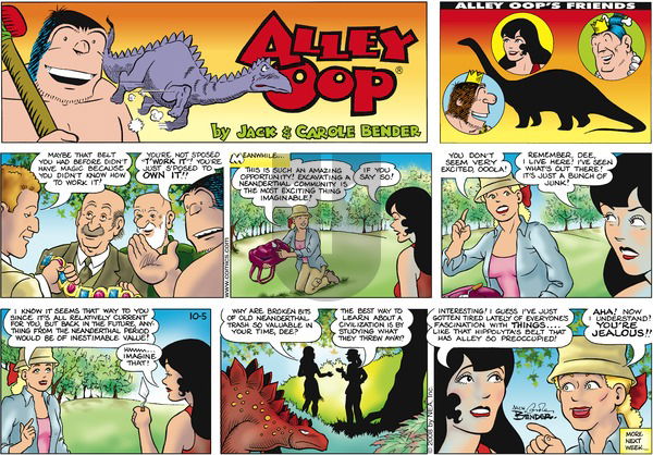 Alley Oop on Sunday October 5, 2008 Comic Strip