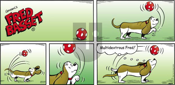 Fred Basset - Sunday February 12, 2012 Comic Strip