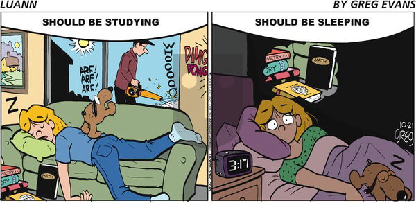 Luann on Sunday October 21, 2018 Comic Strip