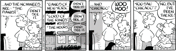 Drabble on Saturday March 22, 2003 Comic Strip