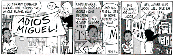 Luann on Monday March 12, 2001 Comic Strip