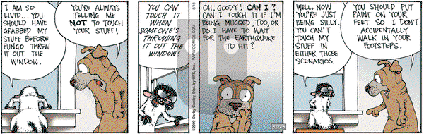 Get Fuzzy on Tuesday August 18, 2009 Comic Strip