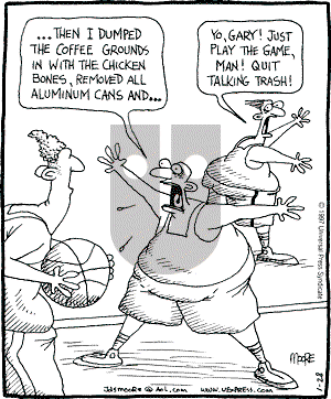 In the Bleachers - Tuesday January 28, 1997 Comic Strip