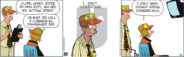 Lucky Cow - Saturday July 5, 2003 Comic Strip
