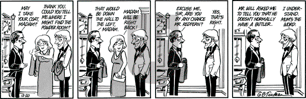 Doonesbury on Saturday December 20, 1980 Comic Strip