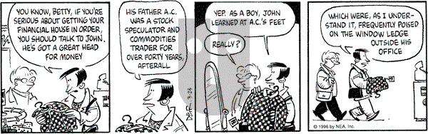 Betty on Friday February 21, 1997 Comic Strip