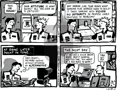 Ted Rall on Friday January 3, 1997 Comic Strip