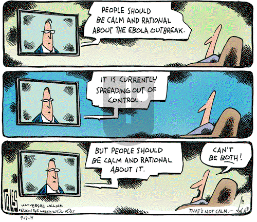 Tom Toles on Wednesday September 17, 2014 Comic Strip