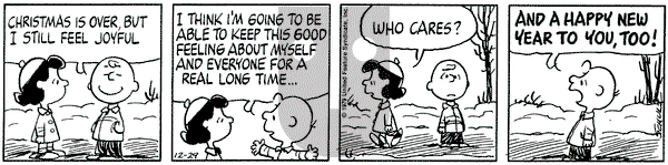 Peanuts on Saturday December 29, 1979 Comic Strip