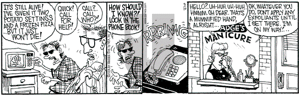 Monty on Wednesday March 10, 2004 Comic Strip
