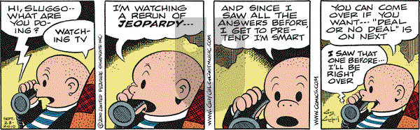 Nancy on Thursday September 23, 2010 Comic Strip