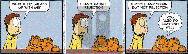 Garfield on Friday April 4, 2014 Comic Strip