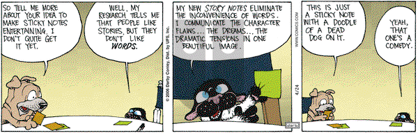 Get Fuzzy on Monday April 24, 2006 Comic Strip