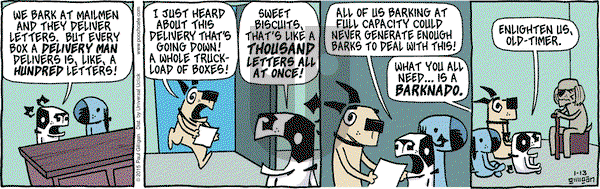 Pooch Cafe on Tuesday January 13, 2015 Comic Strip
