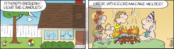 Drabble on Wednesday July 12, 2017 Comic Strip