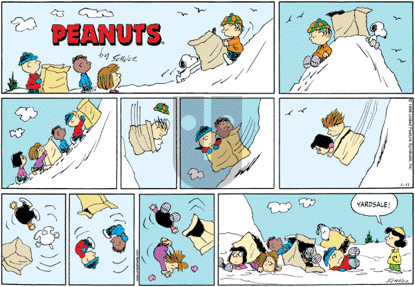 Peanuts - Sunday January 11, 1998 Comic Strip