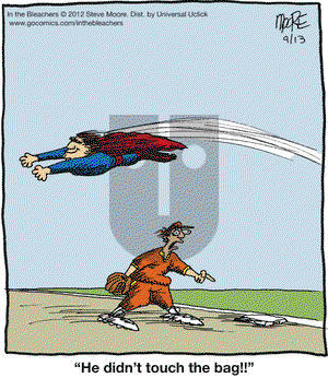 In the Bleachers on Thursday September 13, 2012 Comic Strip