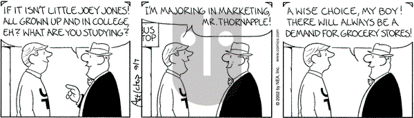 The Born Loser - Saturday September 7, 2002 Comic Strip