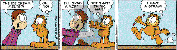 Garfield on Thursday August 25, 2011 Comic Strip