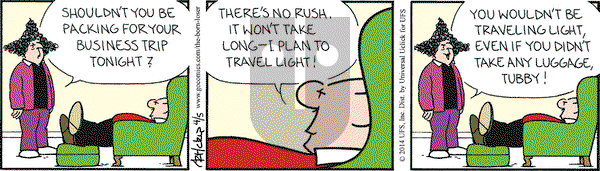 The Born Loser on Saturday April 5, 2014 Comic Strip