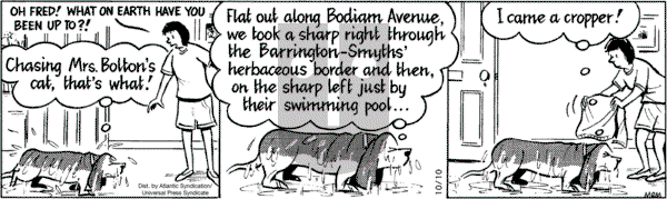 Fred Basset on Wednesday October 10, 2007 Comic Strip