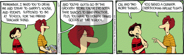 The Buckets on Wednesday January 21, 2015 Comic Strip