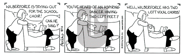The Born Loser on Tuesday August 12, 2003 Comic Strip