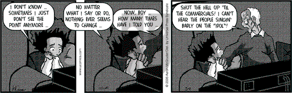 The Boondocks - Saturday February 11, 2006 Comic Strip