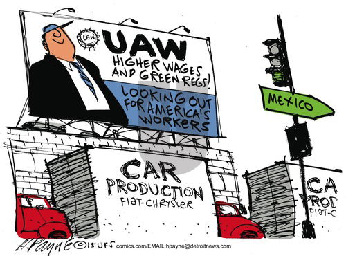 Henry Payne on Sunday September 20, 2015 Comic Strip