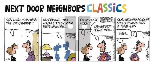 Next Door Neighbors on Sunday March 30, 2025 Comic Strip
