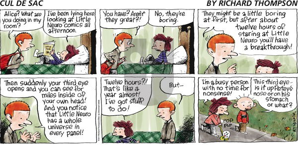 Cul de Sac on Sunday October 23, 2016 Comic Strip