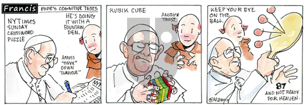 Francis on Thursday July 18, 2024 Comic Strip